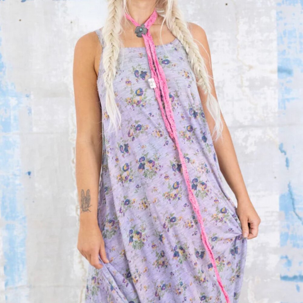 NWT Magnolia Pearl Floral Lana Tank Dress 1032-  Pressed Flowers